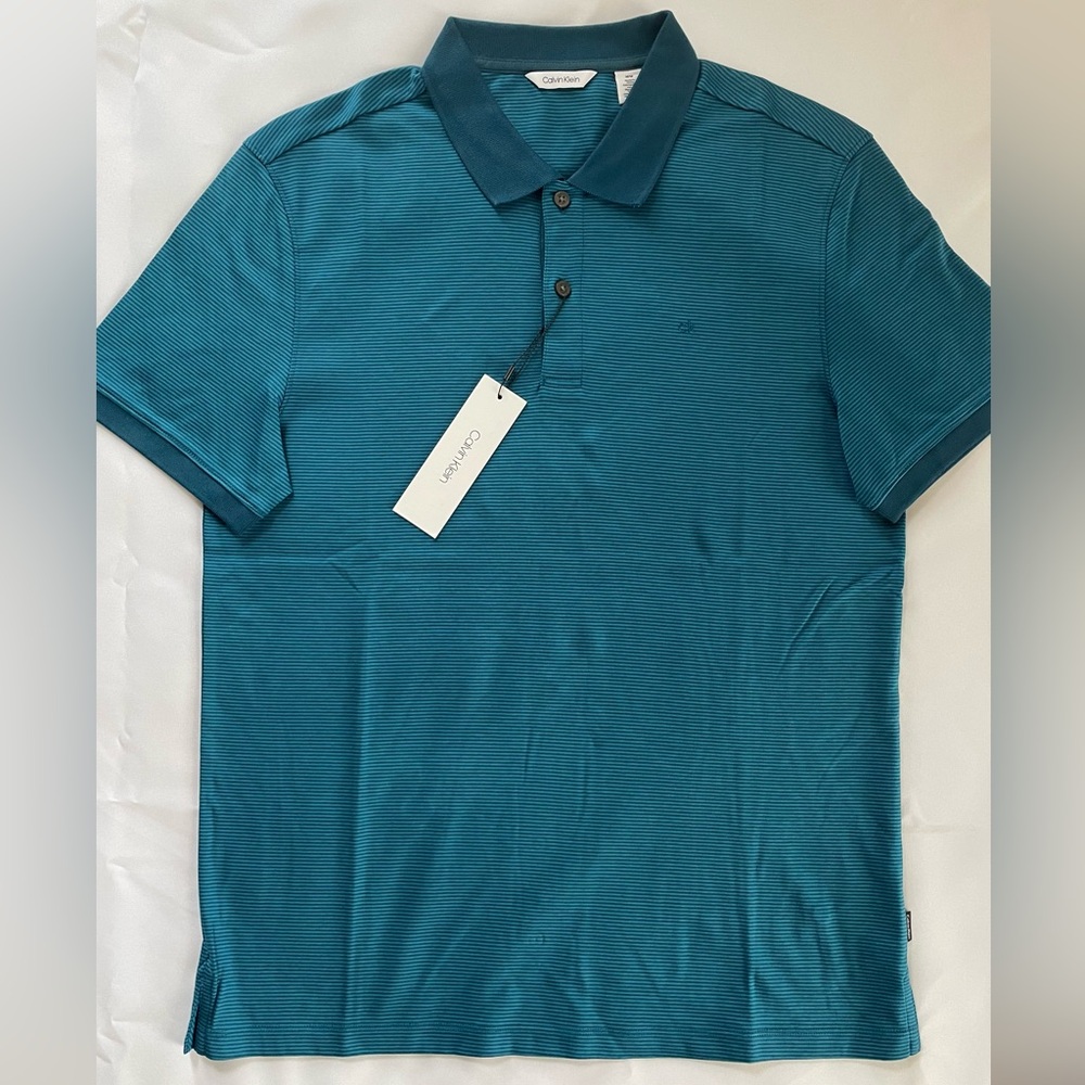 Calvin Klein Mens liquid touch polo shirt size M